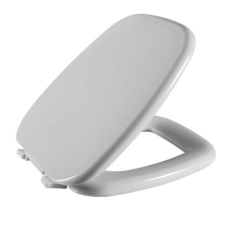 Assento Sanitário Soho Cinza Claro Tampa para Vaso Fabrimar Almofadado