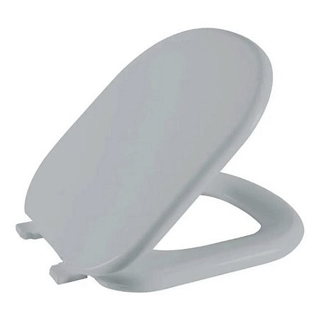 Assento Sanitário Sabatini Cinza Claro Tampa para Vaso Icasa Almofadado