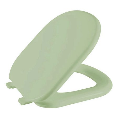 Assento Almofadado Paris Verde Claro Tampa para Bacia Ideal