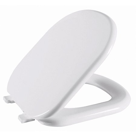 Assento Almofadado Paris Branco Tampa para Bacia Ideal