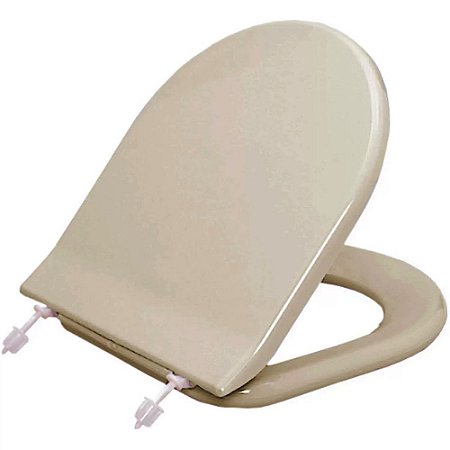Assento Almofadado Calypso Rosa (Pêssego) Tampa para Bacia Incepa