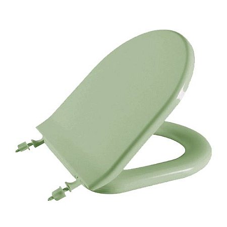 Assento Almofadado Calypso Verde Água Tampa para Bacia Incepa