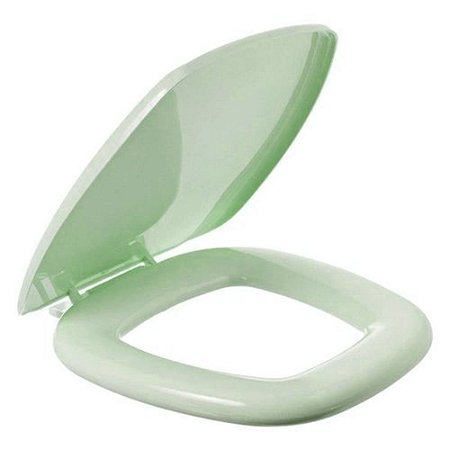 Assento Almofadado Thema Verde Água Tampa para Bacia Incepa