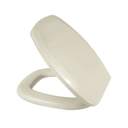 Assento Almofadado Thema Bege Claro Tampa para Vaso Incepa
