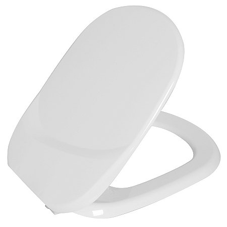 Assento Sanitário Paris Branco Tampa para Vaso Ideal em Polietileno