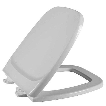 Assento Sanitário Anturius Cinzatampa para Vaso Luzarte em Polietileno