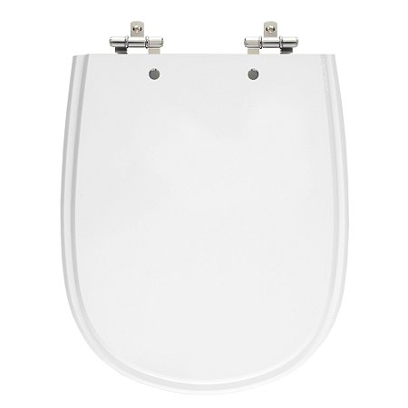 Assento Poliéster Paris Branco para Marca Ideal Standard