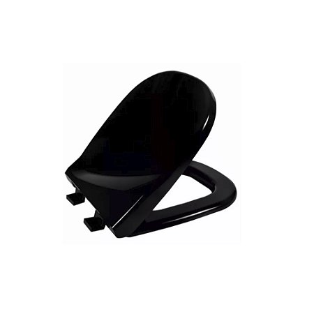 Assento Soft Close Dona Beja Preto Tampa para Vaso Santa Clara