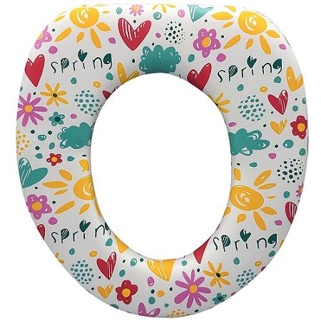 Assento Infantil Decorado Estacoes Redutor para Vaso Oval