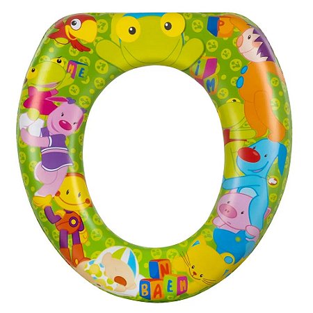 Assento Infantil Decorado Sapinho Redutor para Vaso Oval