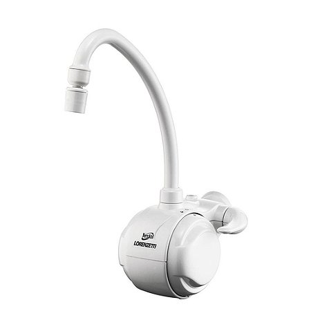 Torneira Elétrica Versátil Parede 220v Branca Lorenzetti