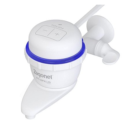 Torneira Elétrica Zagonel Prática Touch Branca 220v 5000w