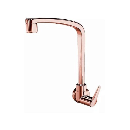 Torneira Cozinha Lorenzetti Rosegold Parede 1168 F71