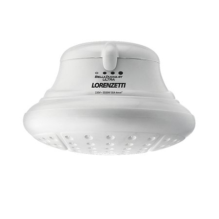 Chuveiro Elétrico Lorenzetti Bella 4 Temperaturas 127v X 5500w Branco