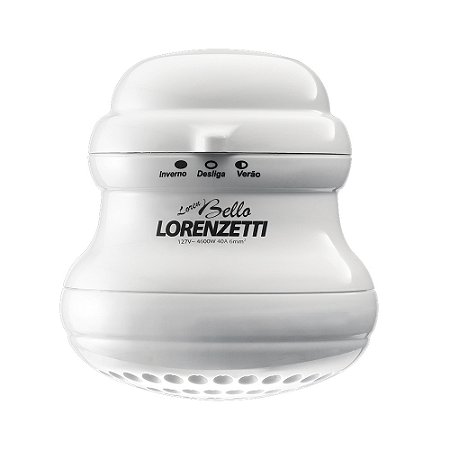 Chuveiro Elétrico Lorenzetti Bello 127v X 5400w Branco