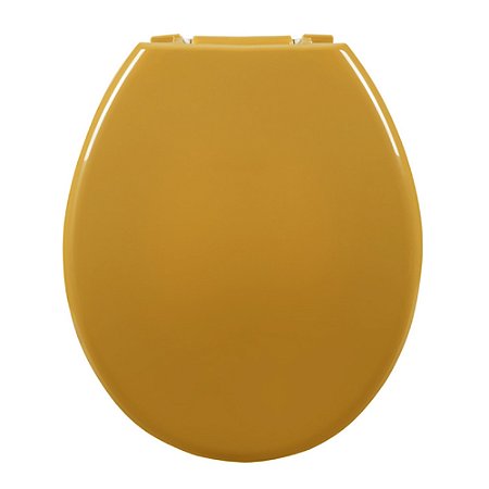 Assento Soft Oval Convencional Amarelo Astra Am4