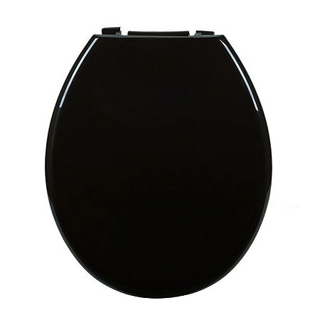 Assento Soft Oval Convencional Preto Astra Pr