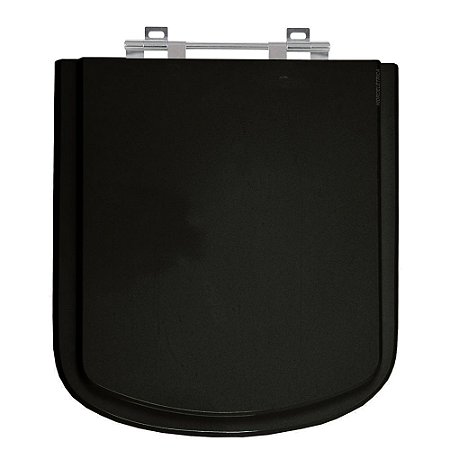 Tampa de Vaso Quadra Preto Tampa para Vaso Deca de Madeira Laqueada