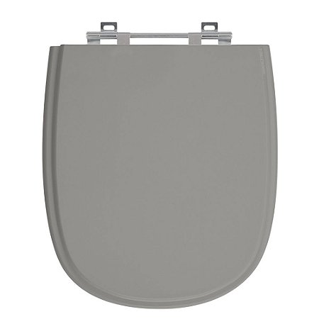 Tampa de Vaso Sabatini Cinza Escuro Tampa para Vaso Icasa de Madeira Laqueada