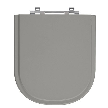 Tampa de Vaso Flox Cinza Escuro Tampa para Vaso Fiori de Madeira Laqueada