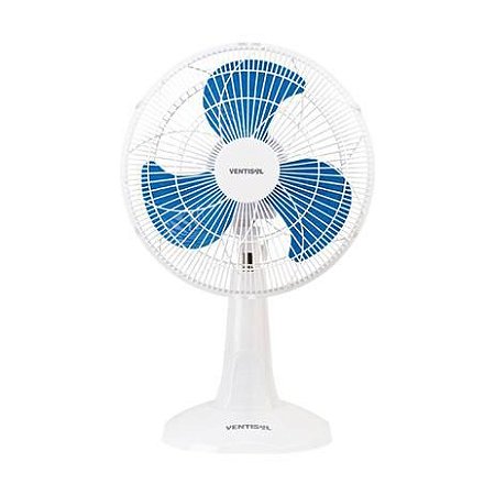 Ventilador de Mesa 30cm Ventisol Branco/azul - 127v