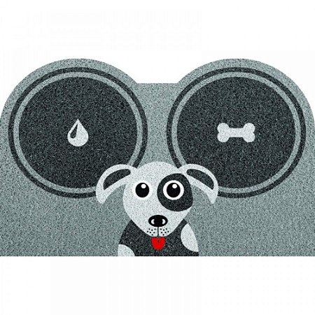 Tapete Pet Vinil 60x40cm Hora do Lanche Dog Kapazi
