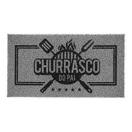 Tapete Vinil 40x75cm Churrasco do Pai
