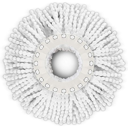 Refil Mop Giratório Microfibra para Balde 12 Litros