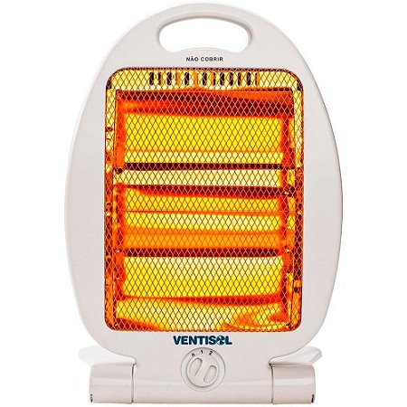 Aquecedor Ambiente Elétrico Quartzo Ventisol - Premium Aq - 220v 800 Watts