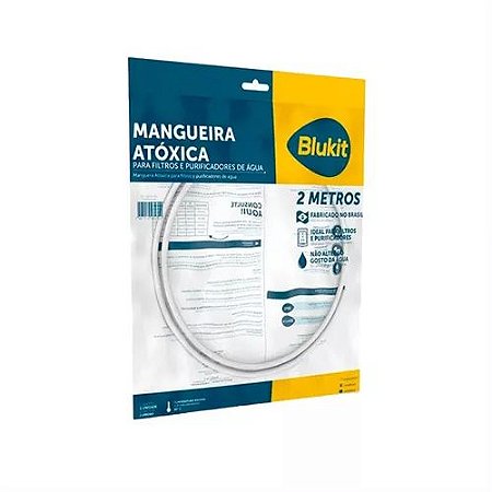 Mangueira Atóxica Branca 1/8 para Filtros e Purificadores com 2m 6,6x4,21x1,2mm