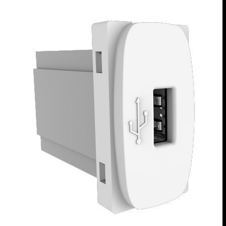 Tomada Usb Gracia Branco Módulo
