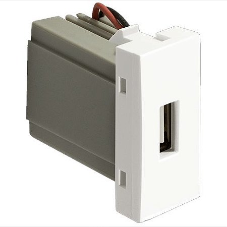 Tomada Usb Módulo Pro Branco Alumbra