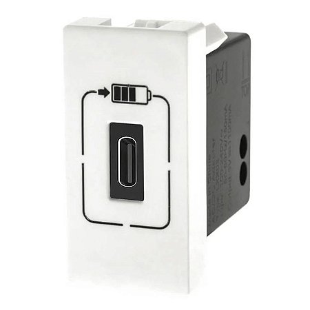 Tomada Usb Zeffia Branco Módulo Carregador 1500ma