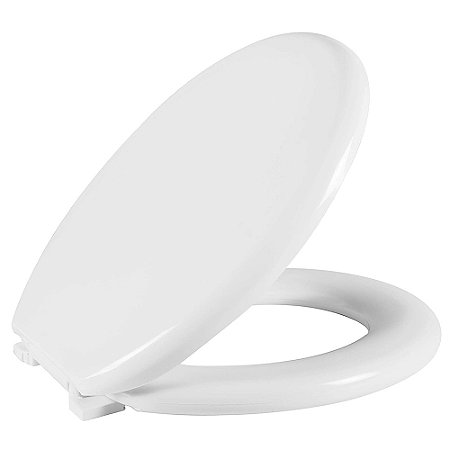 Assento Almofadado Fiore Branco Tampa para Vaso Incepa