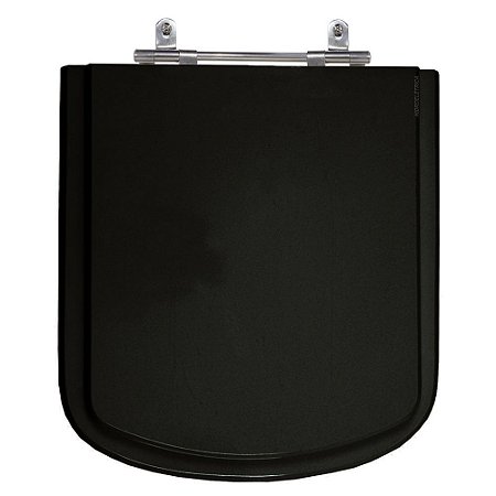 Assento Laqueado Boss Preto Tampa para Vaso Incepa em Mdf