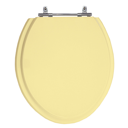 Assento Poliéster Laminado Oval Biscuit Tampa de Vaso Marcas