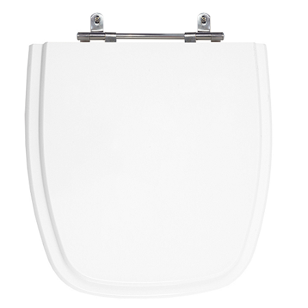 Assento Poliéster Laminado City Branco Tampa para Vaso Celite