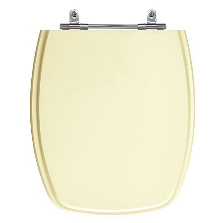 Assento Poliéster Laminado Stylus Bege Tampa para Vaso Celite