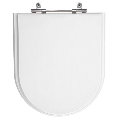 Assento Poliéster Laminado Duomo Plus Branco Tampa para Vaso Deca