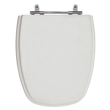 Assento Poliéster Laminado Monte Carlo Cinza Claro para Vaso Deca