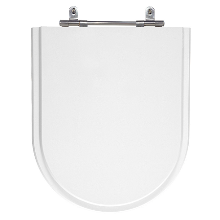 Assento Poliéster Laminado Luna Branco Tampa para Vaso Icasa