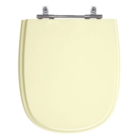 Assento Poliéster Laminado Sabatini Bege Tampa para Vaso Icasa