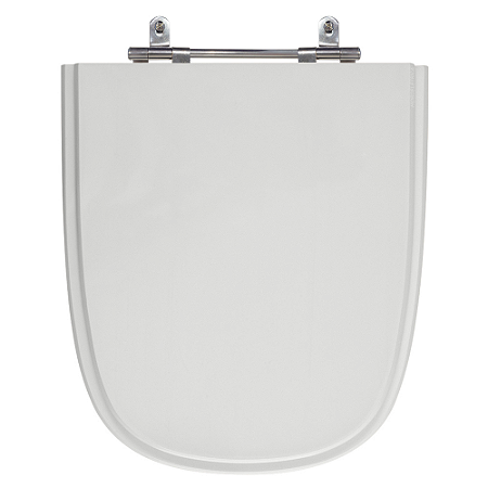 Assento Poliéster Laminado Ibiza Cinza Claro Tampa para Vaso Incepa