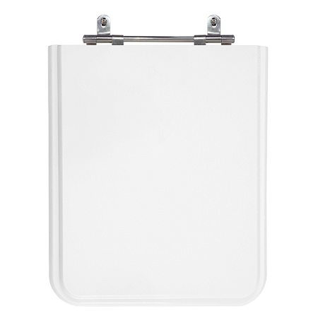 Assento Poliéster Laminado Square Branco Tampa para Vaso Incepa