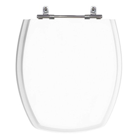 Assento Poliéster Laminado Thema Branco Tampa para Vaso Incepa