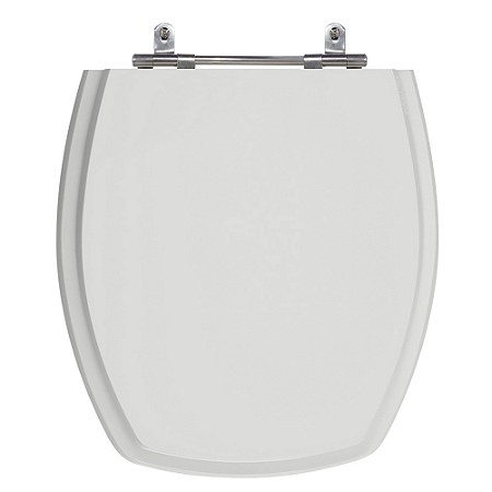 Assento Poliéster Laminado Thema Cinza Claro Tampa para Vaso Incepa