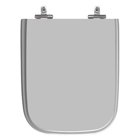 Assento Poliéster Laminado Tivoli Cinza Claro Tampa para Vaso Ideal