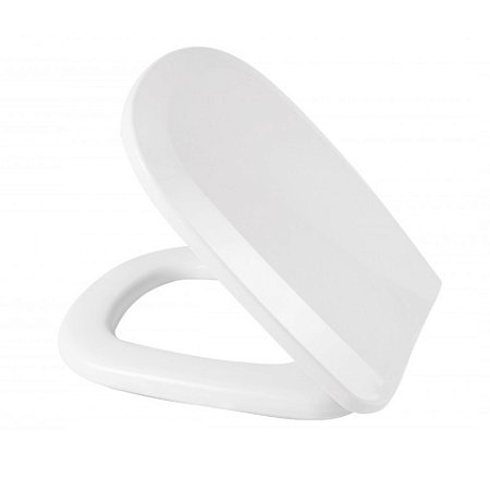 Assento Almofadado City Branco Tampa para Vaso Celite