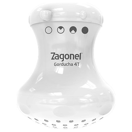 Chuveiro Ducha Gorducha Zagonel 4T 127V x 5450W Branco