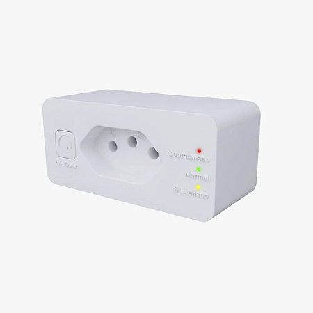 Plug Protetor Eletroeletrônicos, Informática e Gamers 3 Pinos 10A QPPM03B Qualitronix